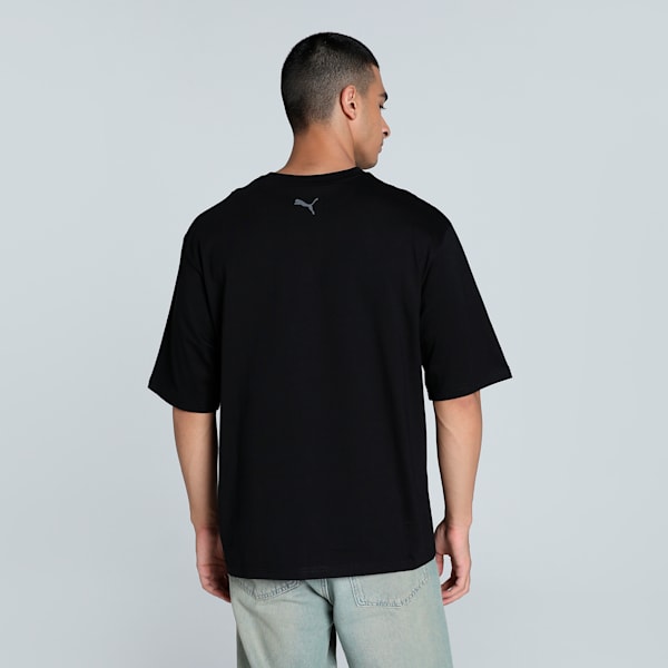 Men's Elevated Boxy Tee, PUMA Black, extralarge-IND