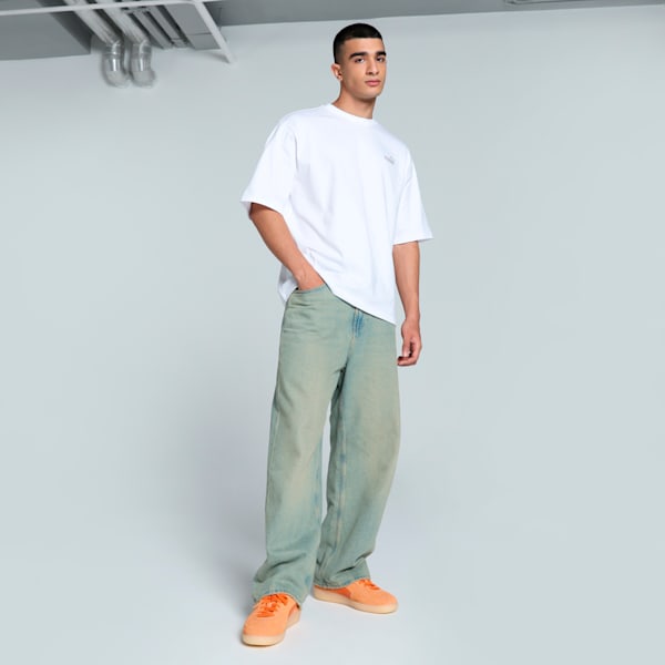 Men's Elevated No.1 Logo Boxy Tee, PUMA White, extralarge-IND