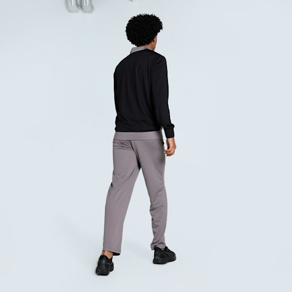 Men's Colorblock Tracksuit, Cast Iron-PUMA Black, extralarge-IND