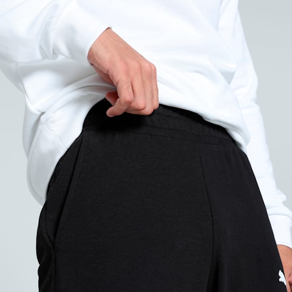 Men's Logo Pants, Puma Black-Cat, extralarge-IND