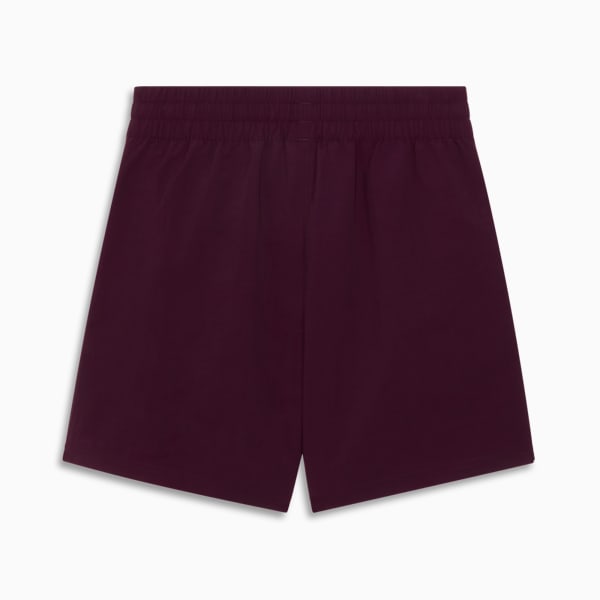 ESS Woven Pin Tuck Short Women, Midnight Plum, extralarge
