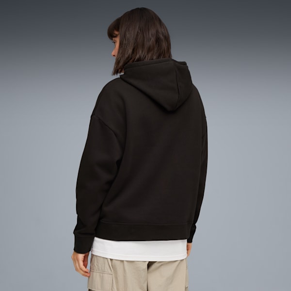 Pull à capuchon féminin Essentials Double Up de PUMA, PUMA Black, extralarge
