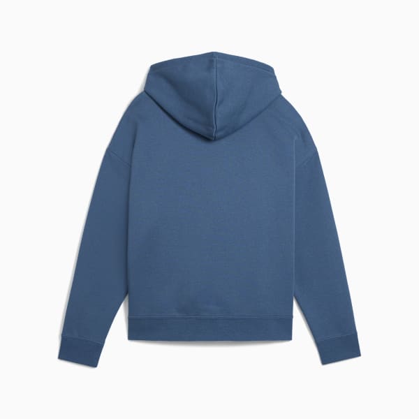 Pull à capuchon féminin Essentials Double Up de PUMA, Dark Indigo, extralarge