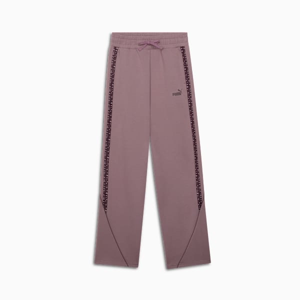 ESS Animal Straight Leg Pant Women, Plum Jam, extralarge