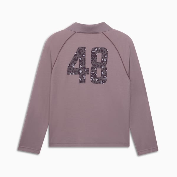 Essentials Animal Long Sleeve Jersey Women, Plum Jam, extralarge
