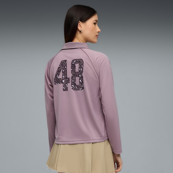 Essentials Animal Long Sleeve Jersey Women, Plum Jam, extralarge