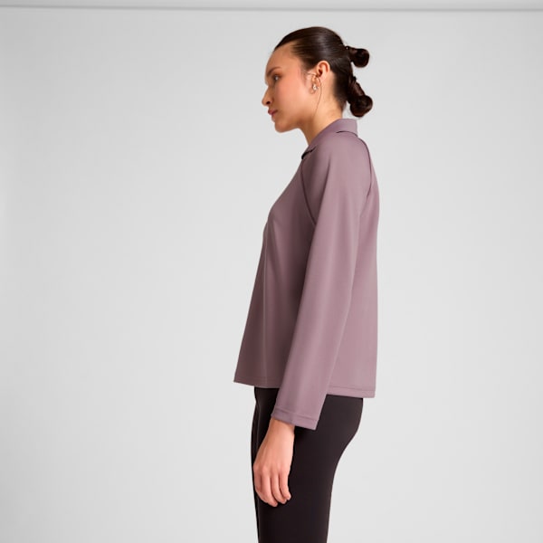 Essentials Animal Long Sleeve Jersey Women, Plum Jam, extralarge