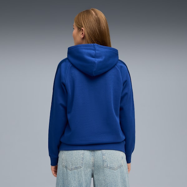 Sudadera con capucha Essentials Elevated de satén para mujer, Clyde Royal, extralarge