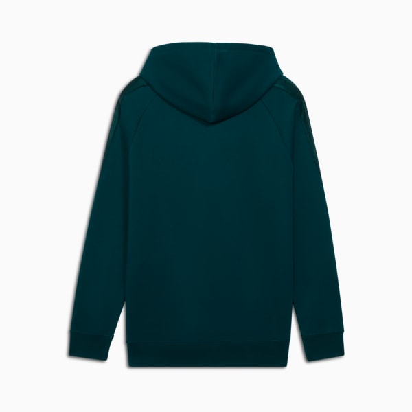 Sudadera con capucha Essentials Elevated de satén para mujer, Green Terrain, extralarge