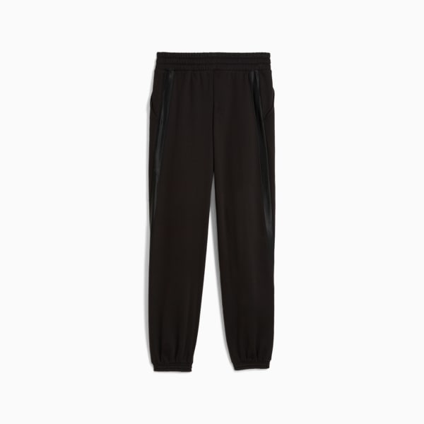 Pantalon en molleton satiné ESS ELEVATED Femme, PUMA Black, extralarge