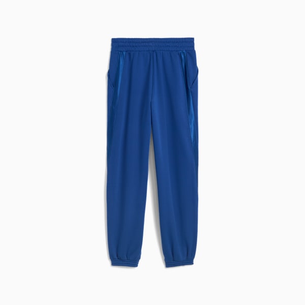 Pantalones deportivos Essentials Elevated de satén para mujer, Clyde Royal, extralarge