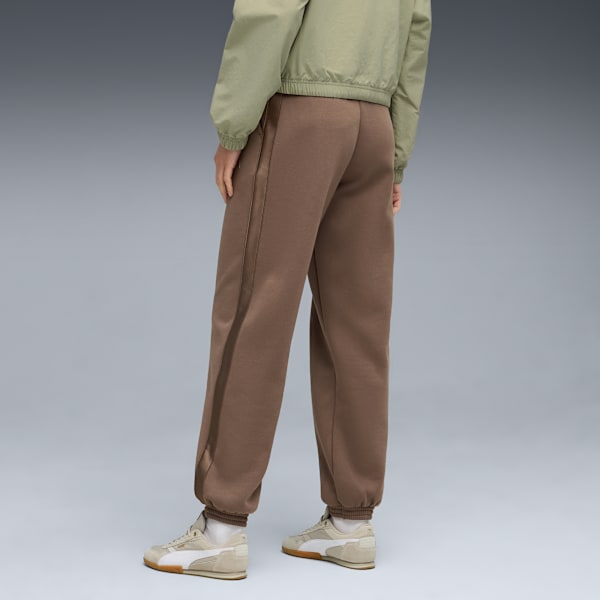 Pantalon en molleton satiné ESS ELEVATED Femme, Flat Bronze, extralarge