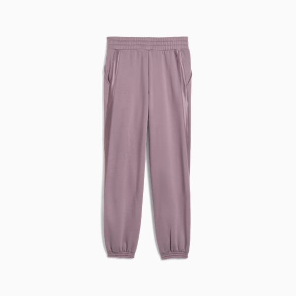 Pantalon en molleton satiné ESS ELEVATED Femme, Plum Jam, extralarge