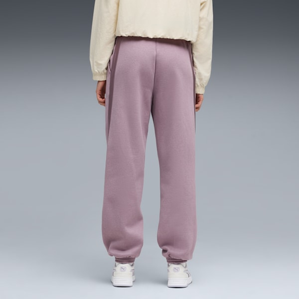 Pantalon en molleton satiné ESS ELEVATED Femme, Plum Jam, extralarge