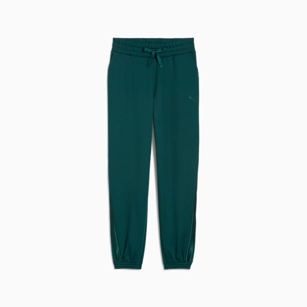 Pantalon en molleton satiné ESS ELEVATED Femme, Green Terrain, extralarge