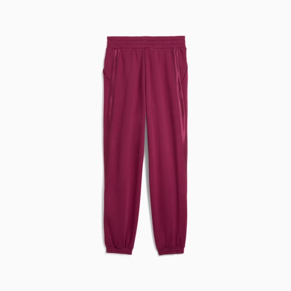 Pantalon en molleton satiné ESS ELEVATED Femme, Berry, extralarge
