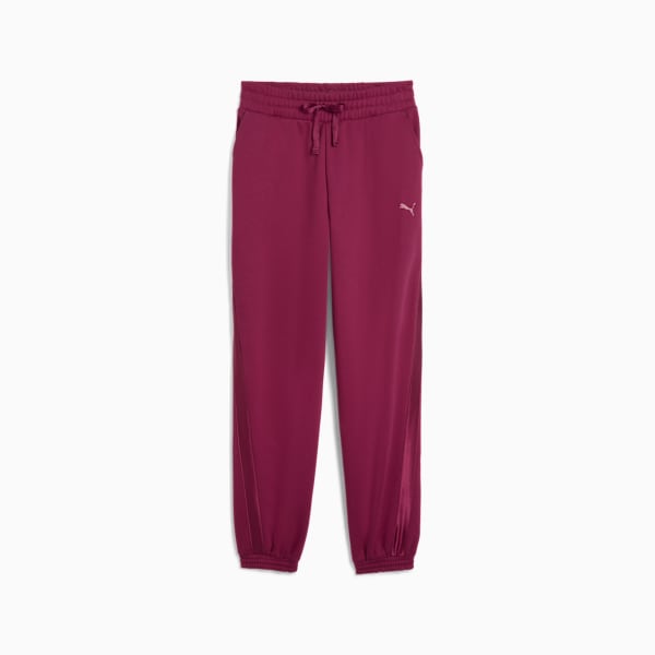 Pantalon en molleton satiné ESS ELEVATED Femme, Berry, extralarge