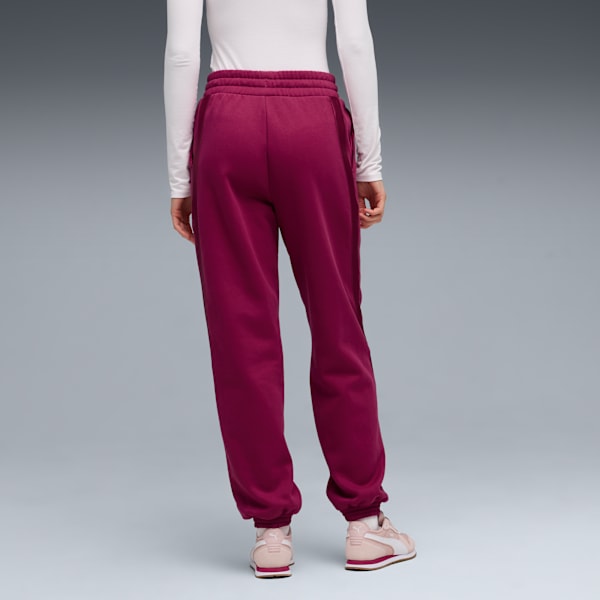 Pantalon en molleton satiné ESS ELEVATED Femme, Berry, extralarge