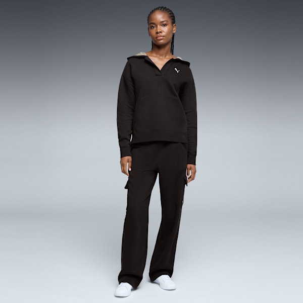 Essentials Jaq Straight Cargo Pants Women, PUMA Black, extralarge