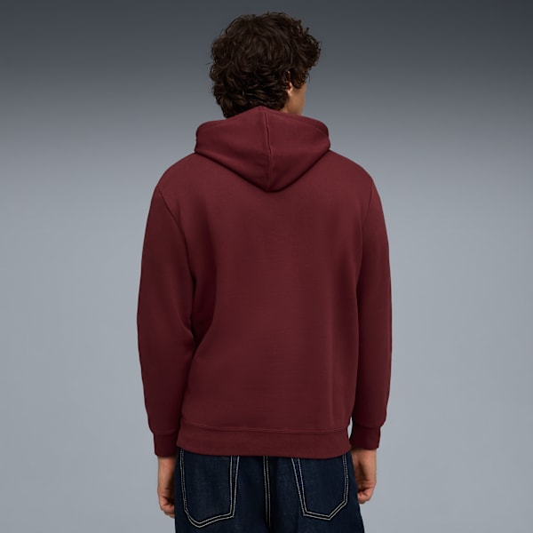 Essentials Double Up Hoodie Men, Ruby Shimmer, extralarge