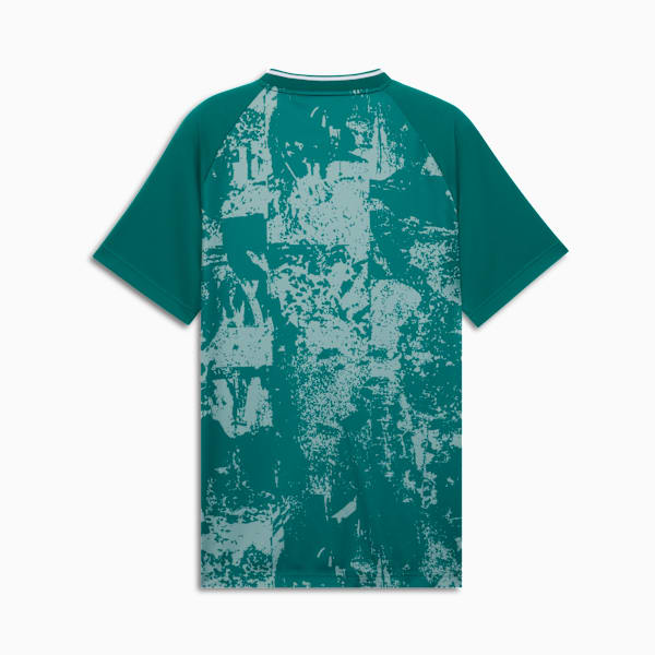 ESS AOP SS Jersey Men, Wild Green-Light Moss, extralarge