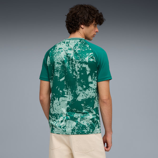 ESS AOP SS Jersey Men, Wild Green-Light Moss, extralarge