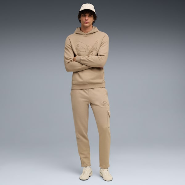 Sudadera con capucha estampada ESS para hombre, Ice Coffee, extralarge