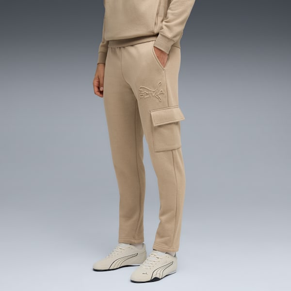 Pantalon cargo Hommes PUMA Elevated Essentials, Ice Coffee, extralarge