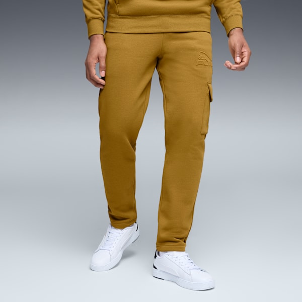 Cargo Pants Essentials Embossed para hombre, Honey Butter, extralarge