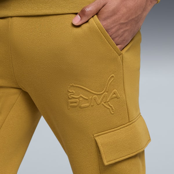 Cargo Pants Essentials Embossed para hombre, Honey Butter, extralarge