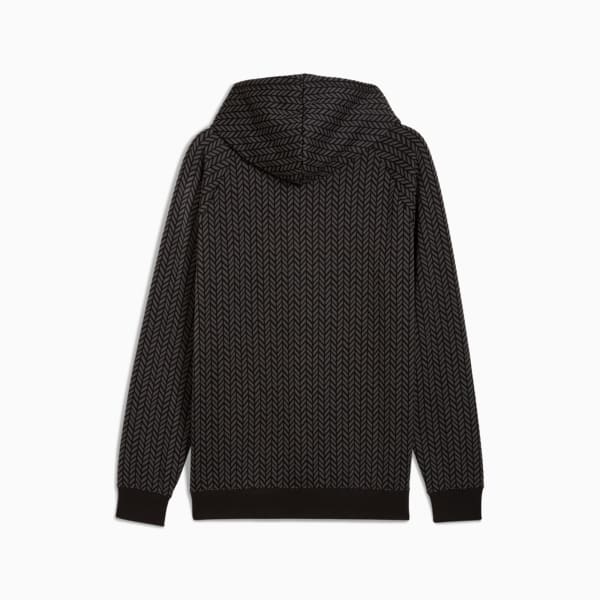 Pull à capuche Hommes Essentials Herringbone de PUMA, PUMA Black, extralarge