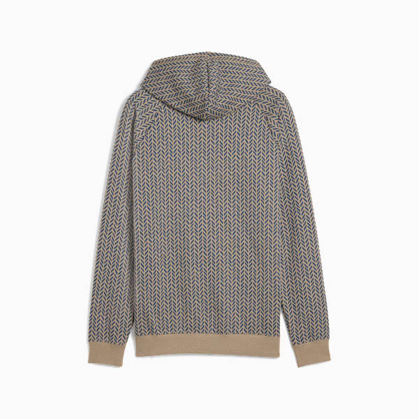 Pull à capuche Hommes Essentials Herringbone de PUMA, Ice Coffee, extralarge