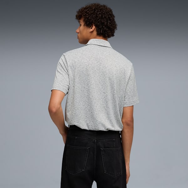 Polo para hombre ESSENTIALS All In, Light Gray Heather, extralarge