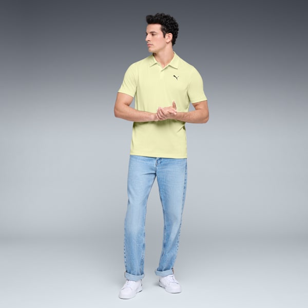 Essentials All In Men's Polo, Gold Moon, extralarge