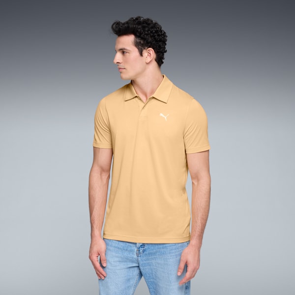 Essentials All In Men's Polo, Almost Apricot, extralarge