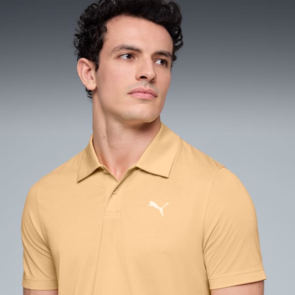 Essentials All In Men's Polo, Almost Apricot, extralarge