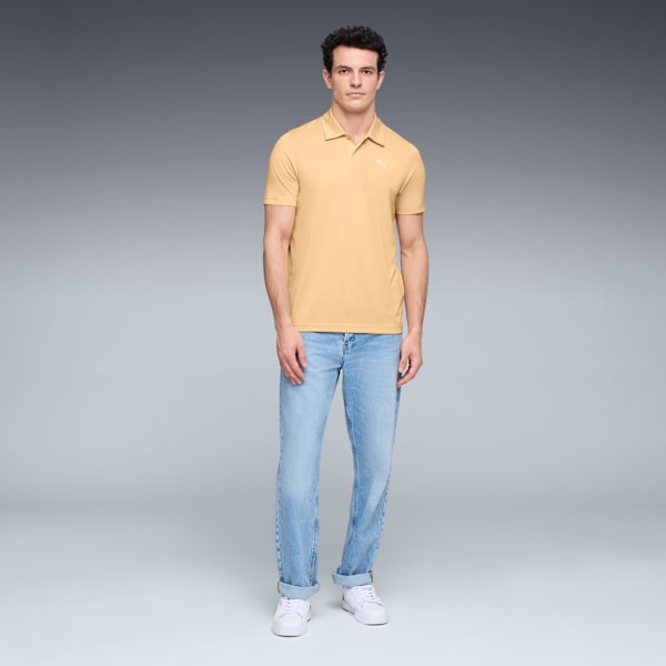 Essentials All In Men's Polo, Almost Apricot, extralarge