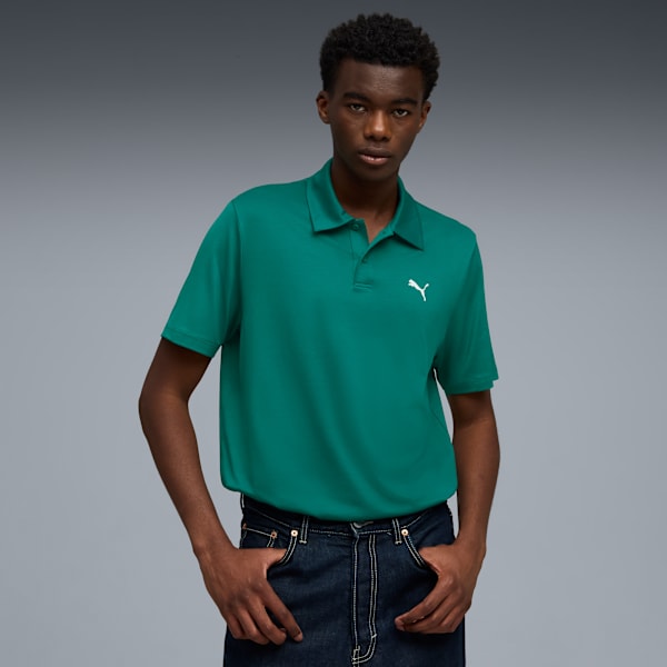 Essentials All In Men's Polo, Wild Green, extralarge