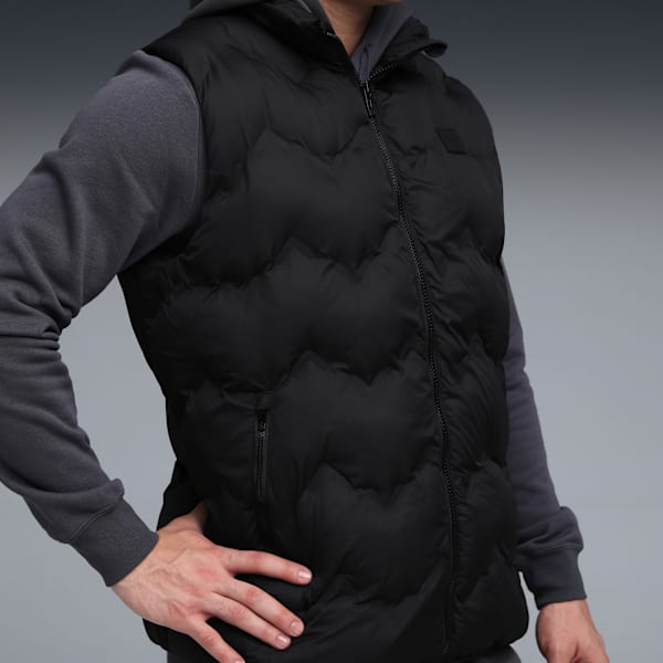 Essentials Men's Heatseal Padded Vest, PUMA Black, extralarge-IND