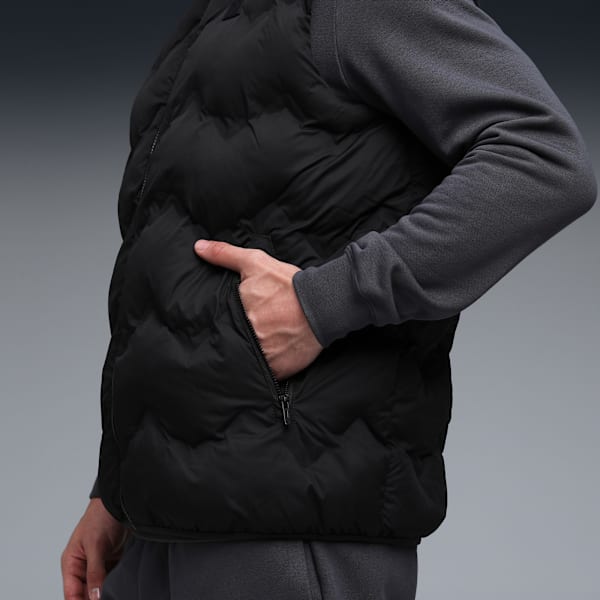 Essentials Men's Heatseal Padded Vest, PUMA Black, extralarge-IND