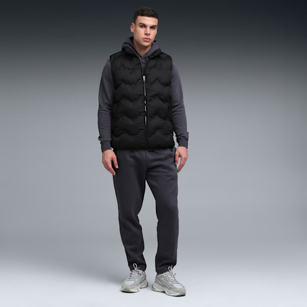 Essentials Men's Heatseal Padded Vest, PUMA Black, extralarge-IND