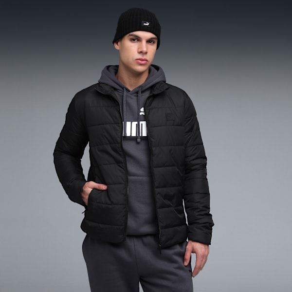 Essentials Men's Lightweight Padded Jacket, PUMA Black, extralarge-IND