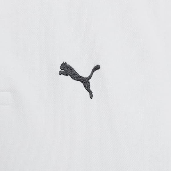 Essentials Pique Youth Short Sleeve Polo T-shirt, PUMA White, extralarge-IND
