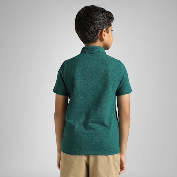 Essentials Pique Youth Short Sleeve Polo T-shirt, Malachite, extralarge-IND