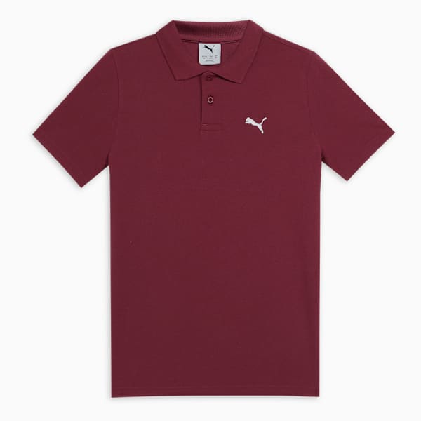 Essentials Pique Youth Short Sleeve Polo T-shirt, Team Regal Red, extralarge-IND