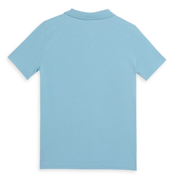 Essentials Pique Youth Short Sleeve Polo T-shirt, Silver Sky, extralarge-IND