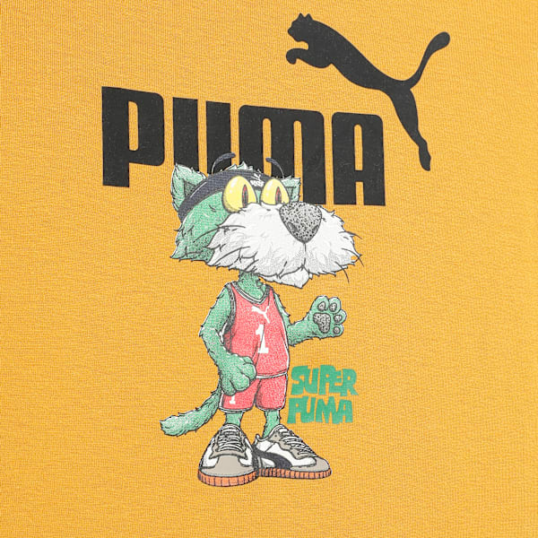 SUPER PUMA Boys' Graphic Cotton Tee, Archive Gold, extralarge-IND