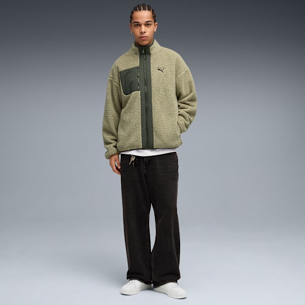 【新品】jacadi PACEY - リバーシブルシェルパジャケット　6A 新品】jacadi PACEY - リバーシブルシェルパジャケット 6A