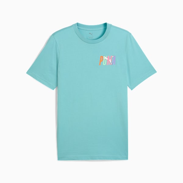 ESS GRAPHICS Tee, Aqua, extralarge