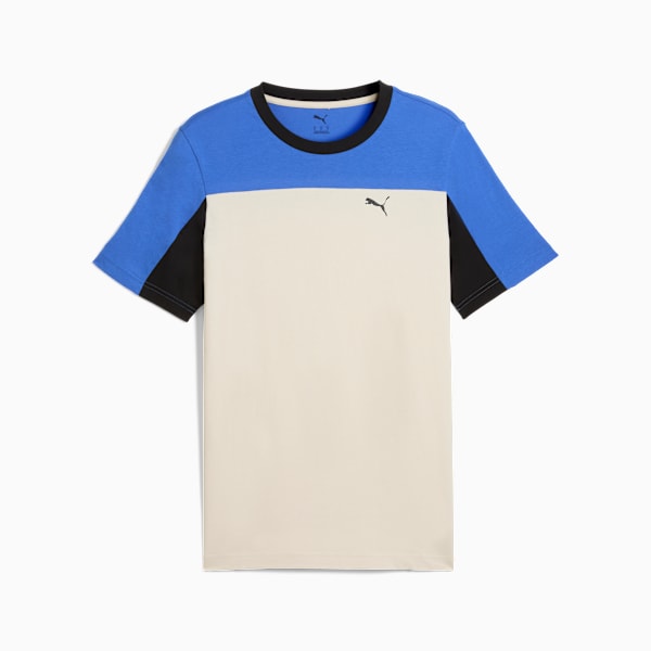 ESS TRIPLE BLOCK Tee Men, Mountain Blue, extralarge
